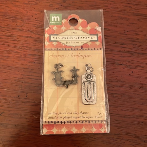 NEW Vintage Groove by Jill Schwartz Letter Alpha Charms - CHOOSE L / N / O / U - Picture 8 of 9
